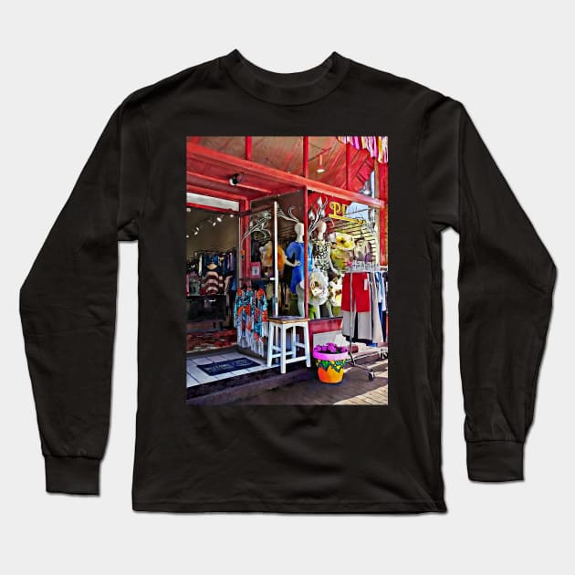 Corning N - Dress Shop Long Sleeve T-Shirt by SusanSavad